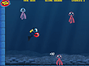 Игра Подводная драка с медузами