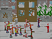 Игра Рождественская оборона от зомби