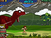 Побег от динозавра