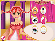 Игра Барби - причёска принцессы