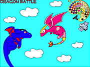 Раскраска битва драконов