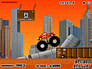 Игра Гигантский разрушитель - грузовик