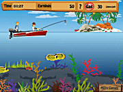 Игра Бен 10 профессиональная рыбалка