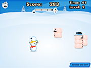 Игра Снеговик - сумоист