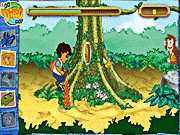 Игра Диего идёт в тропический лес