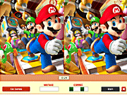 Игра Супер Марио - найди отличия