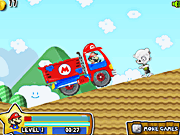 Марио на грузовике против зомби